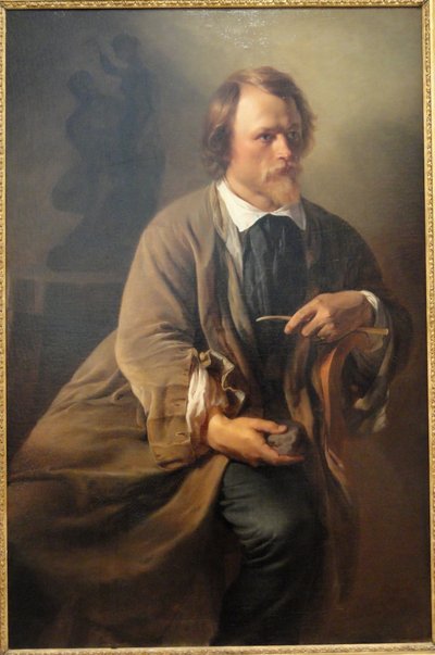 Portrait of the Sculptor Jens Adolf Jerichau, the Artist